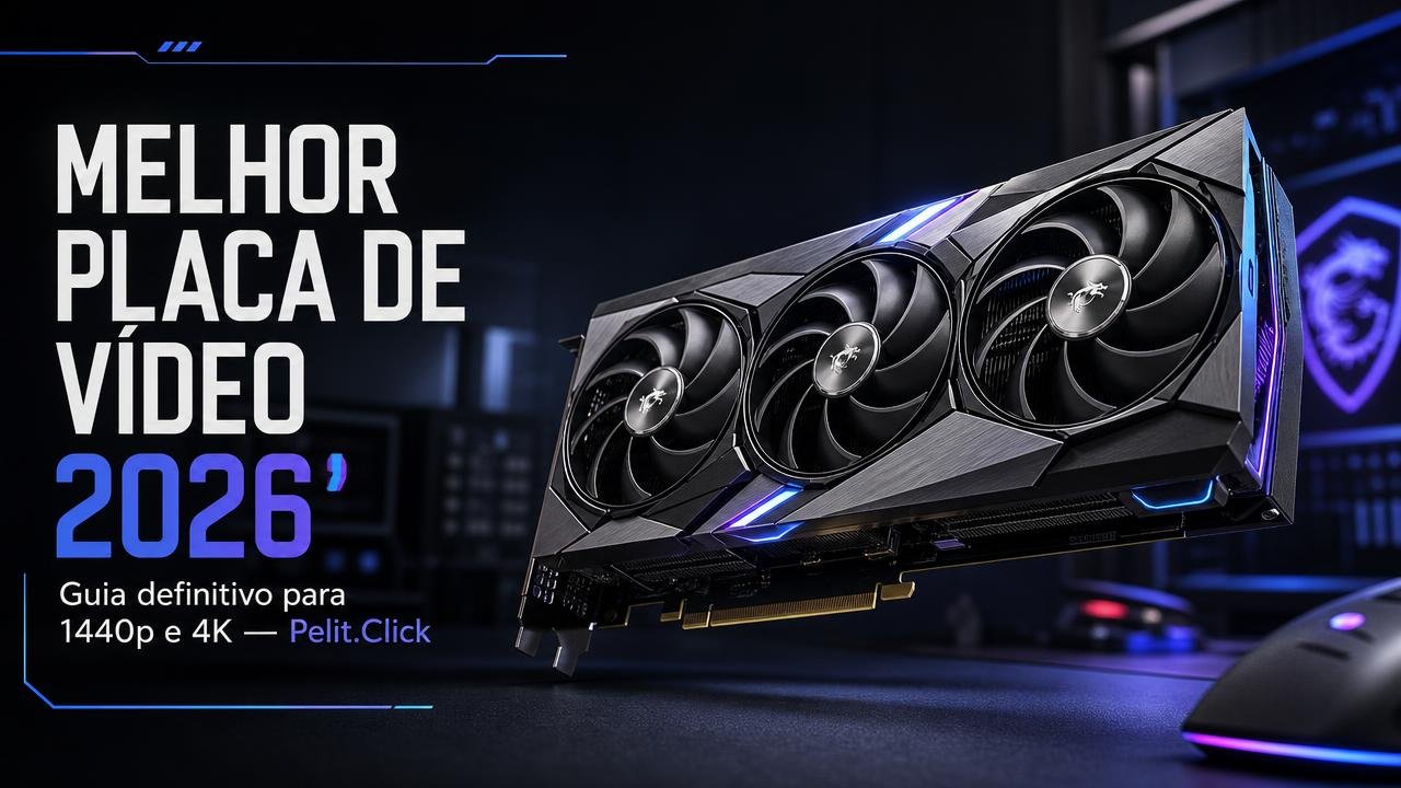 Melhor Placa de Vídeo 2026: Guia Definitivo para 1440p e 4K