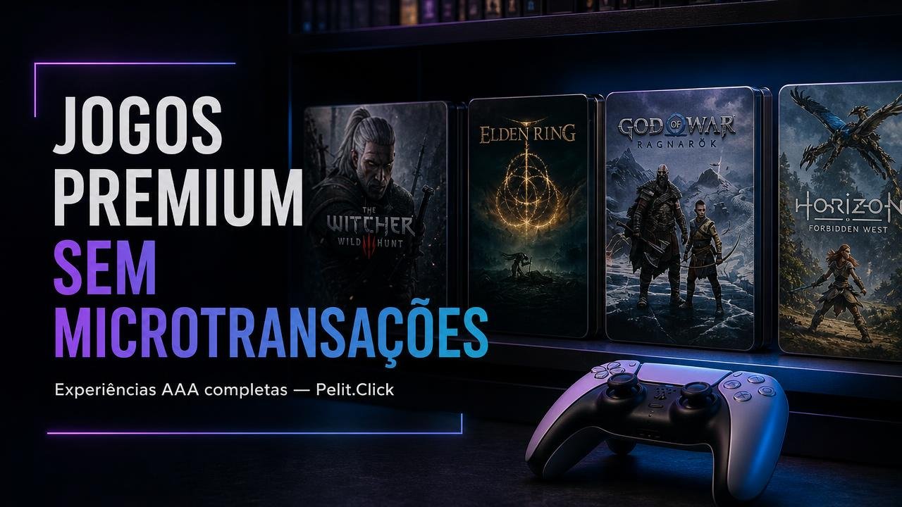 Jogos Premium Sem Microtransações: 2026 Guia de Experiências AAA Completas